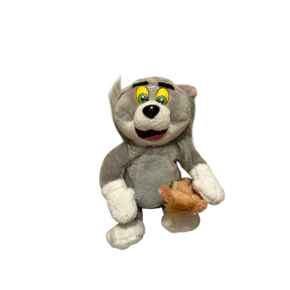 Vintage 1998 Cartoon Network Tom And Jerry 5” Bean Bag Stuffed Plush Toy